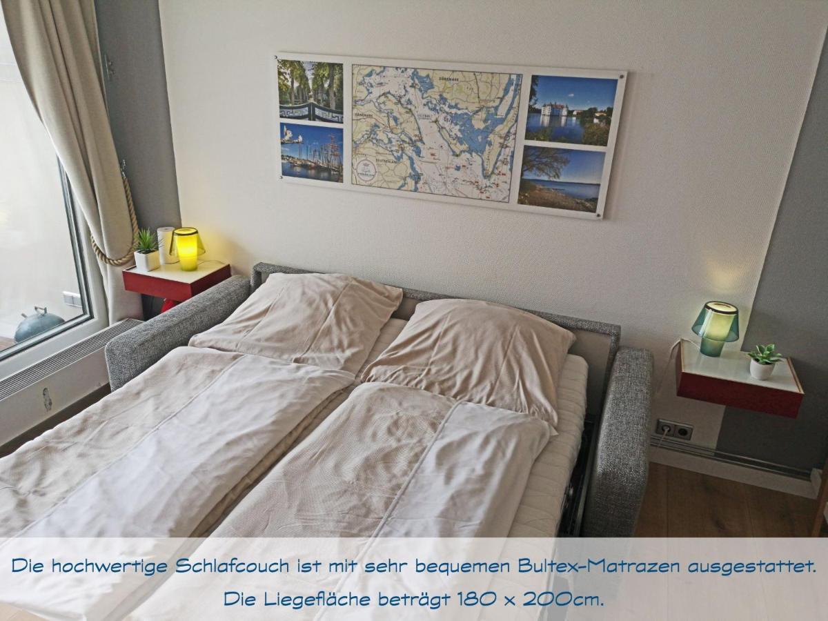 Fewo1846 Intermar - Kajuete Foerdeblick: Family-Friendly Studio with Sea View Balcony Gluecksburg Exterior photo